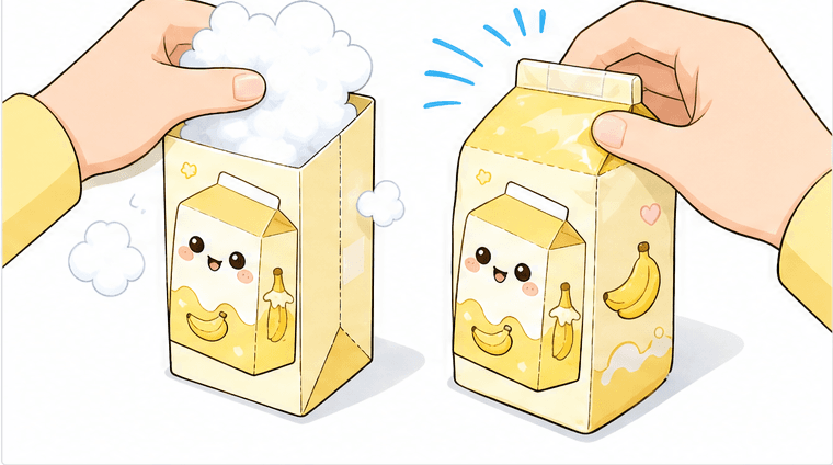 Pastel Muzlu Süt Kutusu (Gable Box) Paper Squishy Yapımı - 8. Adım: Pofuduk Elyaf Doldur & Çatıyı Mühürle ☁️ Kağıt Sukuşi Yapım Aşaması